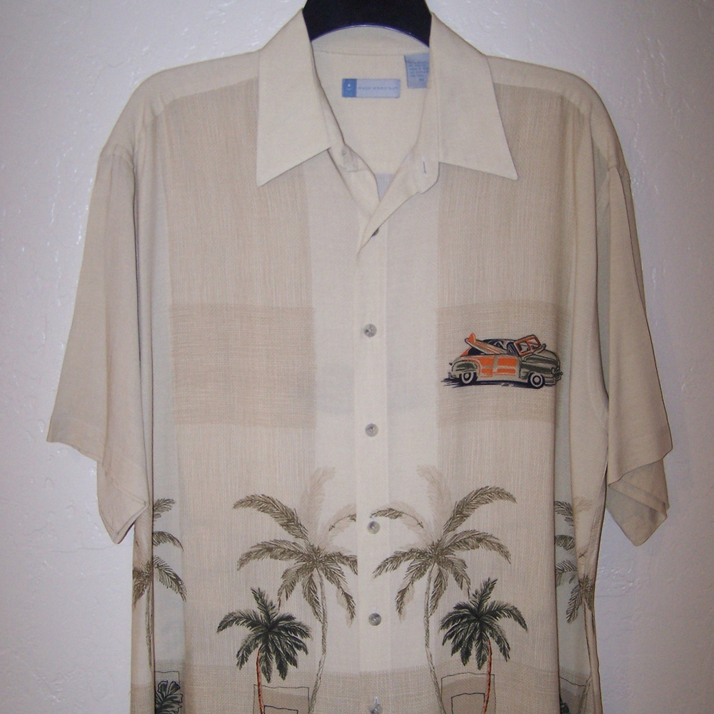 HALF MOON BAY HAWAIIAN CAMP SHIRT S1170